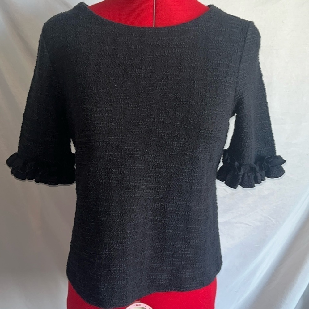 XS21 Banana republic ruffled short sleeve blouse